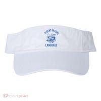 Fluent In Fowl Language Funny Swearing Cursing Ducks Joke Visor thumb 0