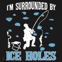 Funny Ice Fishing Sayings For Fishing Grandpa Dad Women's Hoodie thumb 2