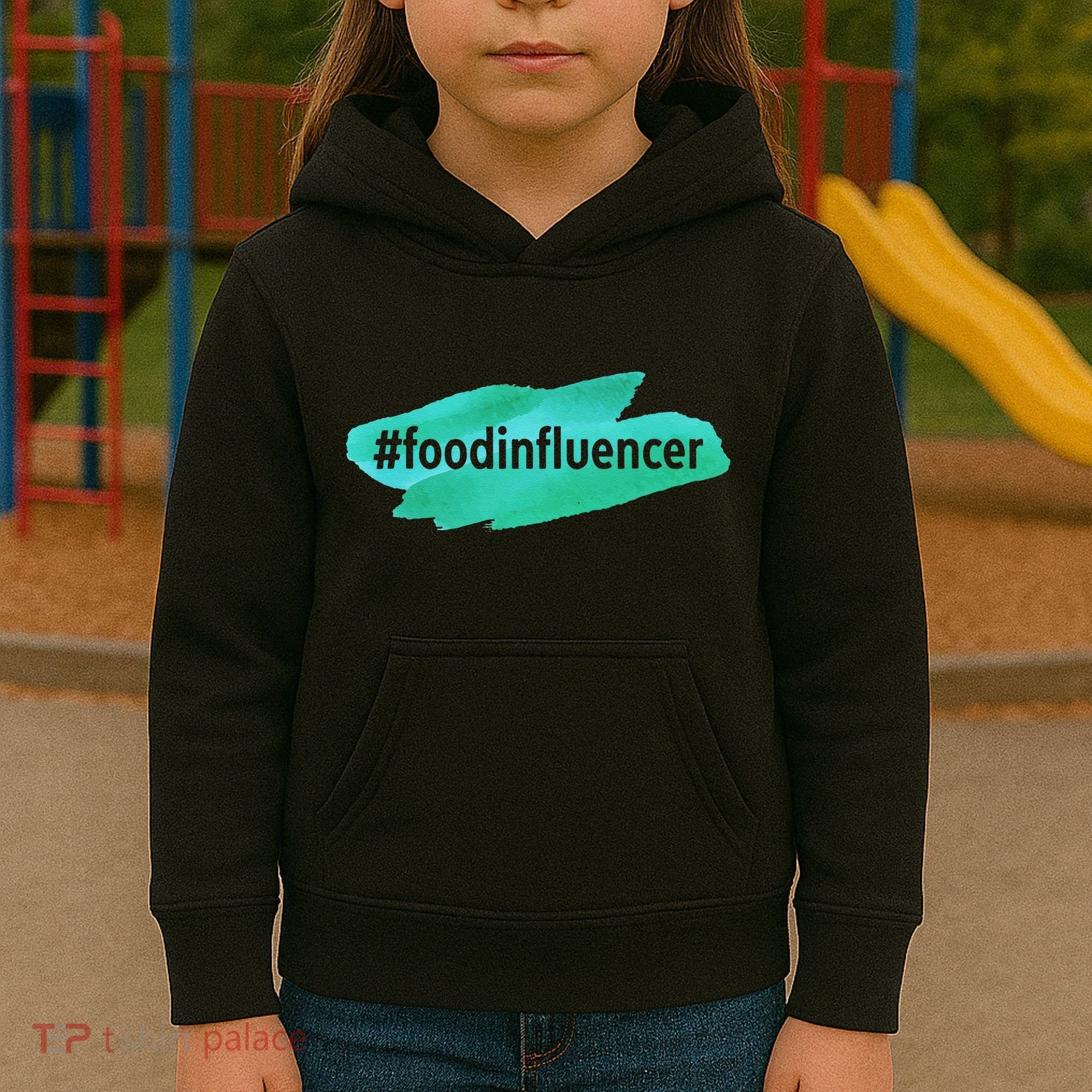 Food Influencer For Novelty Gifts Kids Hoodie