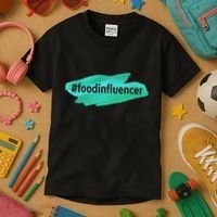Food Influencer For Novelty Gifts Kids T-Shirt thumb 3