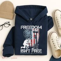 Freedom Isn't Free Fourth Of July Hoodie thumb 4