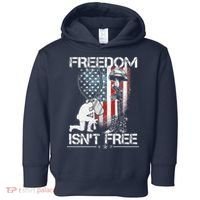 Freedom Isn't Free Fourth Of July Toddler Hoodie thumb 0