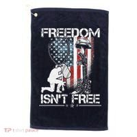 Freedom Isn't Free Fourth Of July Golf Towel thumb 0