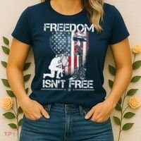 Freedom Isn't Free Fourth Of July Women's T-Shirt thumb 2