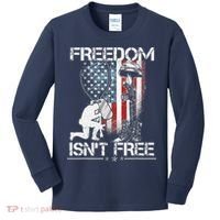 Freedom Isn't Free Fourth Of July Kids Long Sleeve Shirt thumb 0