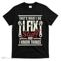 Funny I Fix Stuff T Mechanic Engineer Garage T-Shirt thumb 0