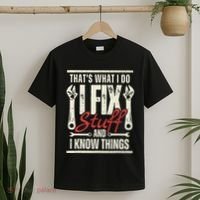 Funny I Fix Stuff T Mechanic Engineer Garage T-Shirt thumb 2