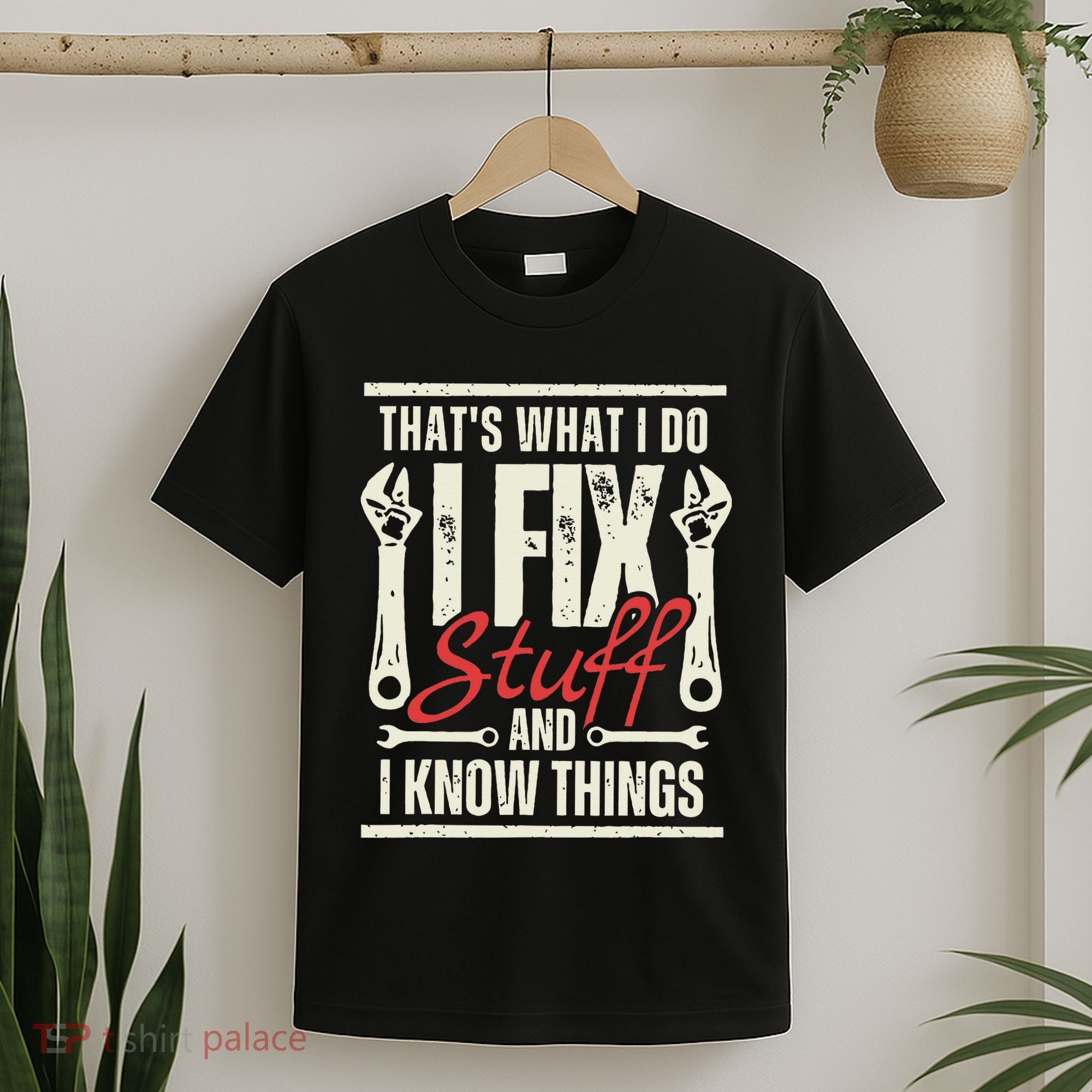 Funny I Fix Stuff T Mechanic Engineer Garage T-Shirt