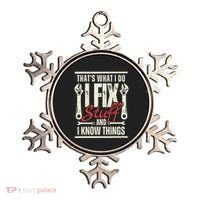 Funny I Fix Stuff T Mechanic Engineer Garage Ornament thumb 0
