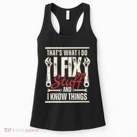 Funny I Fix Stuff T Mechanic Engineer Garage Women's Tank Top thumb 0