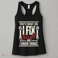 Funny I Fix Stuff T Mechanic Engineer Garage Women's Tank Top thumb 3