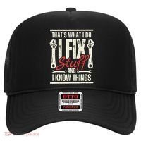 Funny I Fix Stuff T Mechanic Engineer Garage Hat thumb 0