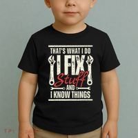 Funny I Fix Stuff T Mechanic Engineer Garage Toddler T-Shirt thumb 2