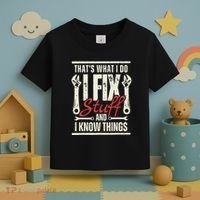 Funny I Fix Stuff T Mechanic Engineer Garage Toddler T-Shirt thumb 3