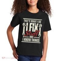 Funny I Fix Stuff T Mechanic Engineer Garage Kids T-Shirt thumb 2