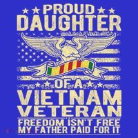 Freedom Isn't Free Proud Daughter Of A Vietnam Veteran Gift Tank Top thumb 6