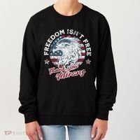 Freedom IsnT Free Thank You Veterans Memorial Day Patriotic Women's Sweatshirt thumb 0
