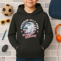 Freedom IsnT Free Thank You Veterans Memorial Day Patriotic Kids Hoodie thumb 2