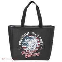 Freedom IsnT Free Thank You Veterans Memorial Day Patriotic Tote Bag thumb 0