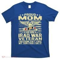 Freedom Isn't Free Proud Mom Of Iraq War Veteran Mother Gift Great Gift T-Shirt thumb 0