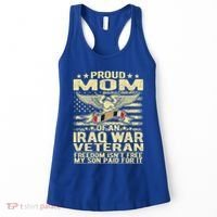 Freedom Isn't Free Proud Mom Of Iraq War Veteran Mother Gift Great Gift Women's Tank Top thumb 0