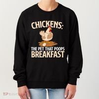 Fluent In Fowl Language Farm Animal Poultry Owner Women's Sweatshirt thumb 0