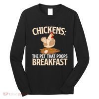 Fluent In Fowl Language Farm Animal Poultry Owner Long Sleeve Shirt thumb 0