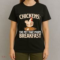 Fluent In Fowl Language Farm Animal Poultry Owner T-Shirt thumb 4
