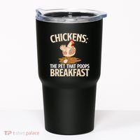 Fluent In Fowl Language Farm Animal Poultry Owner Tumbler thumb 0