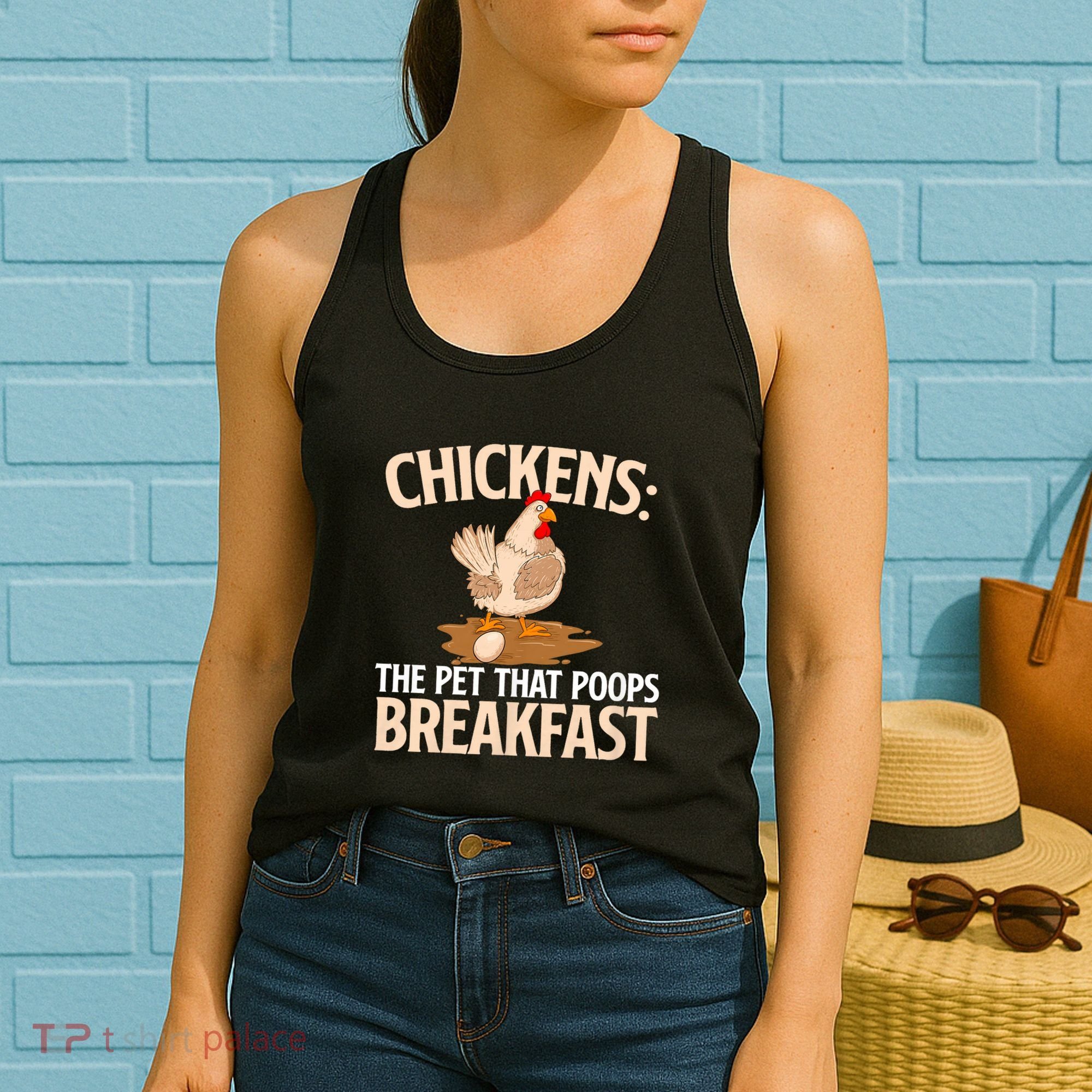 Fluent In Fowl Language Farm Animal Poultry Owner Women's Tank Top