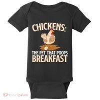Fluent In Fowl Language Farm Animal Poultry Owner Baby Bodysuit thumb 0