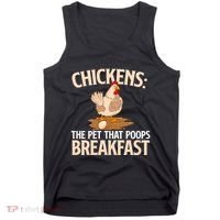 Fluent In Fowl Language Farm Animal Poultry Owner Tank Top thumb 0