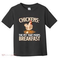 Fluent In Fowl Language Farm Animal Poultry Owner Toddler T-Shirt thumb 0