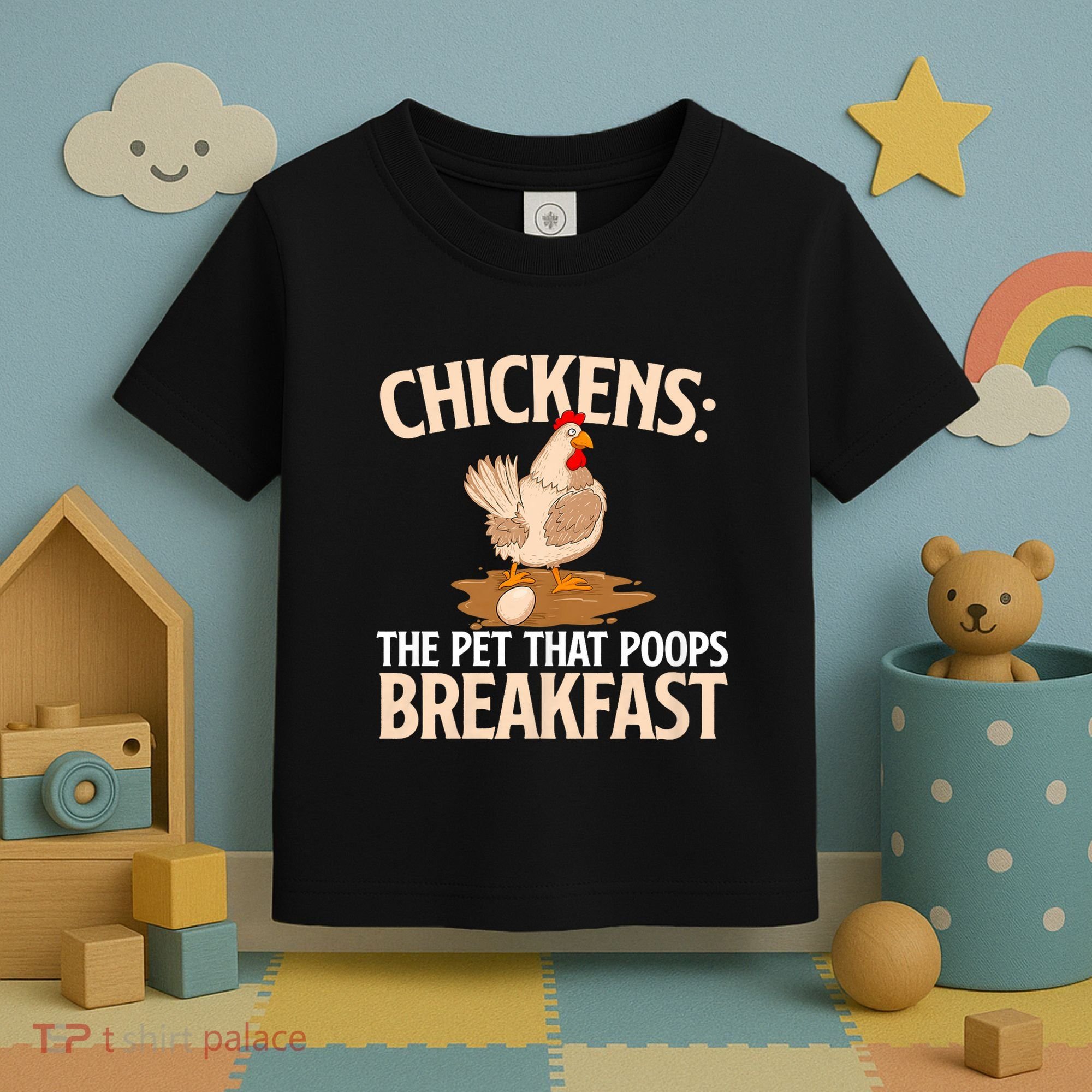 Fluent In Fowl Language Farm Animal Poultry Owner Toddler T-Shirt