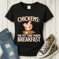 Fluent In Fowl Language Farm Animal Poultry Owner Women's T-Shirt thumb 3