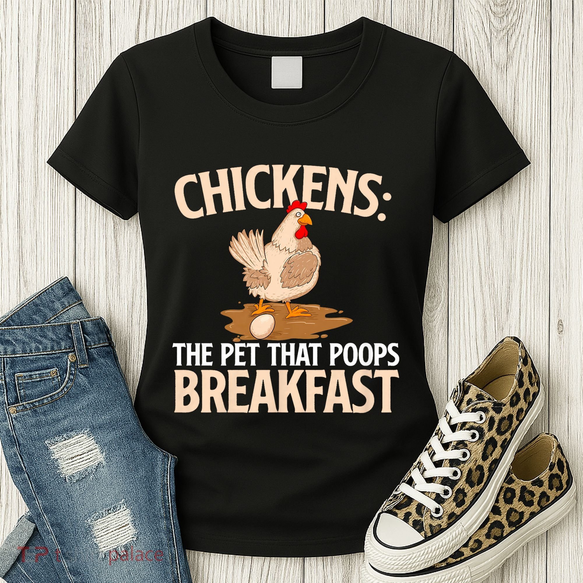 Fluent In Fowl Language Farm Animal Poultry Owner Women's T-Shirt