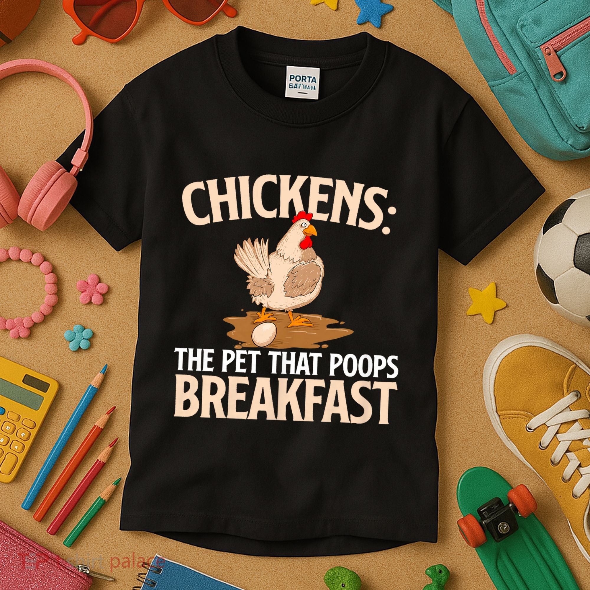 Fluent In Fowl Language Farm Animal Poultry Owner Kids T-Shirt