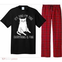 Funny It's Fine I'm Fine Everything Is Fine Pajama Set thumb 0