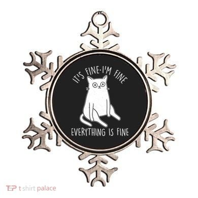Funny It's Fine I'm Fine Everything Is Fine Ornament