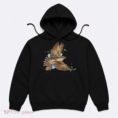Falcon In Flight From A Splash Hoodie