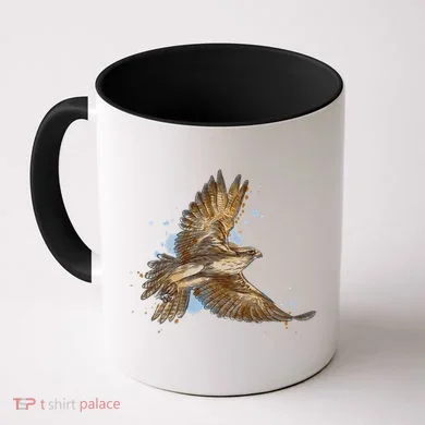 Falcon In Flight From A Splash Coffee Mug