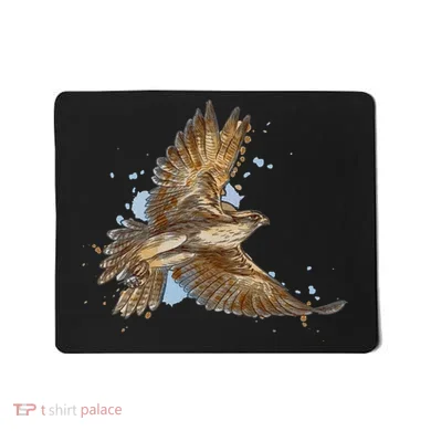 Falcon In Flight From A Splash Mousepad