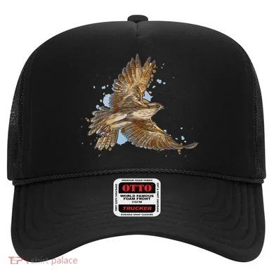 Falcon In Flight From A Splash Hat