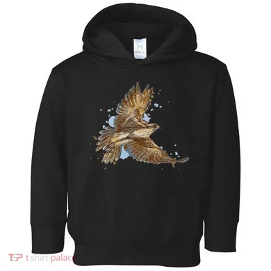 Falcon In Flight From A Splash Toddler Hoodie