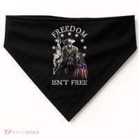 Freedom Isnt Free USA-Made Doggie Bandana thumb 0