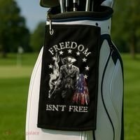 Freedom Isnt Free Golf Towel thumb 2