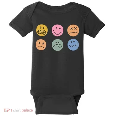 Face Icon Baby Bodysuit