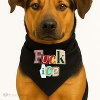 Fuck ICE USA-Made Doggie Bandana thumb 1