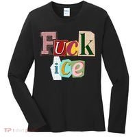 Fuck ICE Women's Long Sleeve Shirt thumb 0