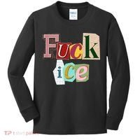 Fuck ICE Kids Long Sleeve Shirt thumb 0